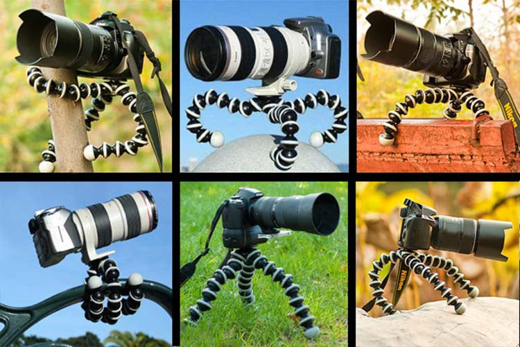 Universal Octopus Stand Tripod Mount Holder for iPhone Samsung Cell Phone Camer Universal Octopus Stand Tripod Mount Holder for iPhone Samsung Cell Phone Camer
